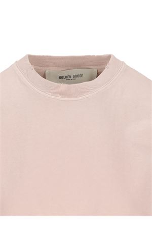 Pink cotton T-shirt GOLDEN GOOSE | GWP01874P00157625235